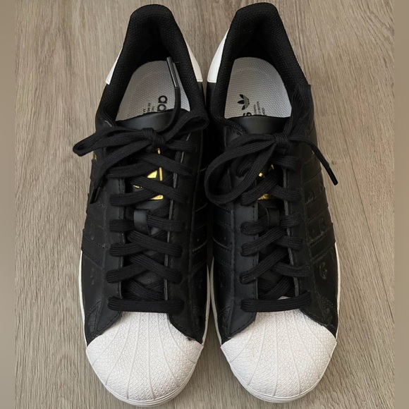 Adidas Superstar All Over Trefoil Sneakers - Women’s 11 / Men’s 10 - Picture 3 of 6